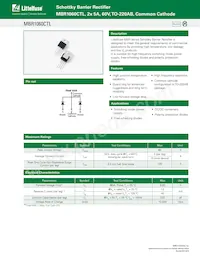 MBR1060CTL Datasheet Cover
