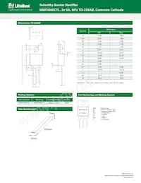 MBR1060CTL Datasheet Page 3