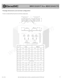 MBR12035CTR Datasheet Page 3
