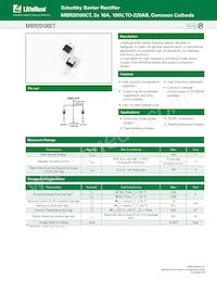 MBR20100CTP Datasheet Cover