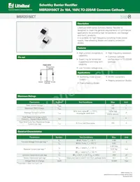 MBR20150CT Datasheet Cover