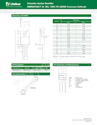 MBR20150CT Datasheet Page 3