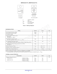 MBR2045CTG Datasheet Page 2