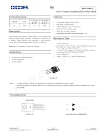 MBR2045LCT-E1 Datasheet Cover