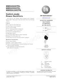 MBR2080CT Datasheet Cover