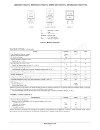 MBR20H100CT Datasheet Page 2