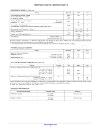 MBR20H150CTG Datasheet Page 2