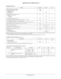 MBR2535CTG Datasheet Page 2