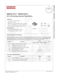 MBR2550CT Datasheet Page 2