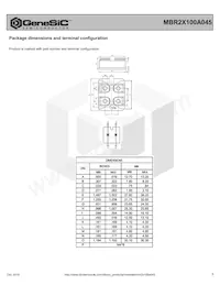 MBR2X100A045 Datasheet Pagina 3