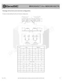 MBR300100CT Datasheet Page 3