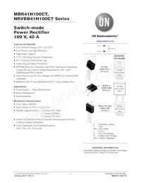 MBR41H100CT Datasheet Cover