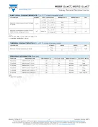 MBRB1560CTHE3/45 Datasheet Page 2