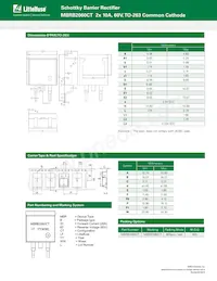 MBRB2060CT Datasheet Page 3