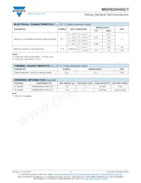 MBRB20H60CTHE3/81 Datasheet Page 2