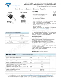 MBRB3035CTHE3_A/I Datasheet Cover