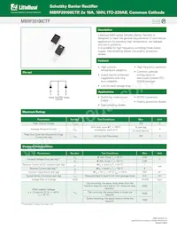 MBRF20100CTP Datasheet Cover
