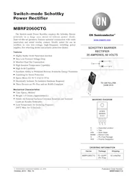 MBRF2060CT Datasheet Cover
