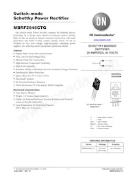 MBRF2545CT Datasheet Cover