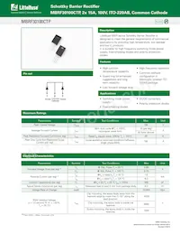 MBRF30100CTP Datasheet Cover