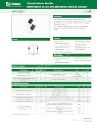 MBRF3060CT Datasheet Cover