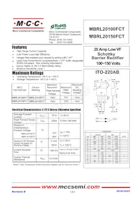 MBRL20100FCT-BP Datasheet Copertura
