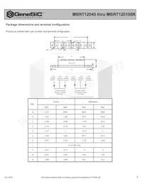 MBRT12080R Datasheet Page 3