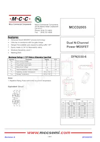 MCCD2005-TP Datenblatt Cover