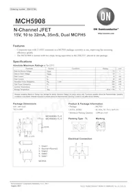 MCH5908G-TL-E Datasheet Cover