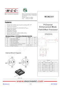MCM2301-TP數據表 封面