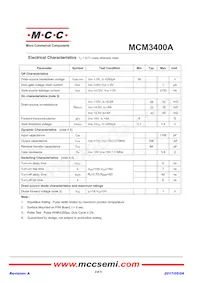 MCM3400A-TP Datasheet Pagina 2