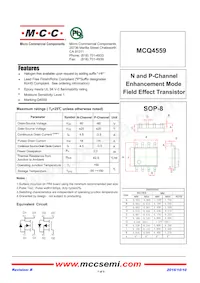 MCQ4559-TP數據表 封面