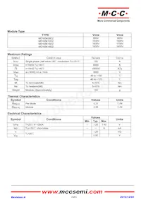 MD165K16D2-BP Datasheet Page 2