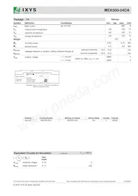 MEK600-04DA Datasheet Page 3