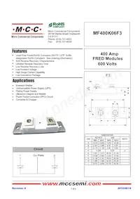 MF400K06F3-BP Datasheet Cover