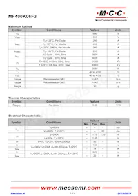 MF400K06F3-BP Datenblatt Seite 2