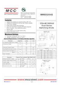 MMBD2004S-TP Datasheet Cover