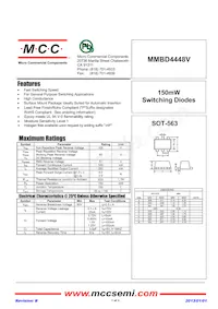 MMBD4448V-TP Datenblatt Cover