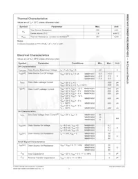 MMBF4092 Datasheet Page 3