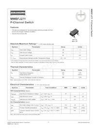 MMBFJ271 Datasheet Page 2