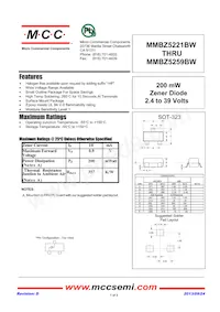 MMBZ5248BW-TP Datenblatt Cover