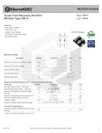 MUR2X100A04 Datenblatt Cover