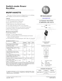 MURF1660CT Datasheet Cover