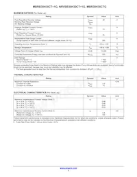 NRVBB30H30CT-1G Datasheet Pagina 2