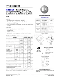 NTND31225CZTAG Datasheet Cover