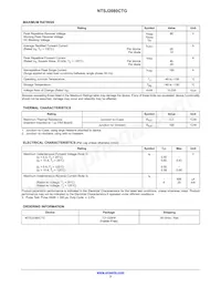 NTSJ2080CTG Datasheet Pagina 2