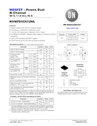 NVMFD5C672NLT1G Datasheet Cover