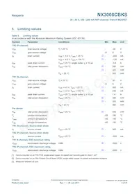 NX3008CBKS Datasheet Page 3