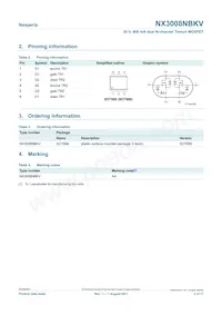NX3008NBKV Datasheet Page 2