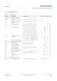 NX3008PBKV Datasheet Page 7